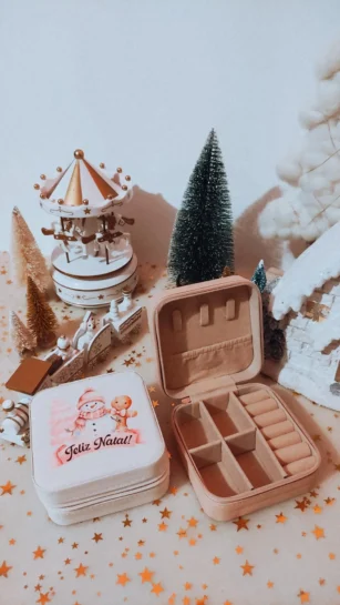 Porta-joias mini personalizado 1001 Ideias de Sonho