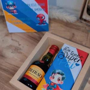 Caixa Super Heróis Pai