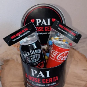 Lata Grande Pai Jack Daniels e Coca-cola