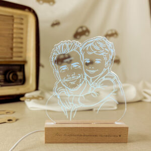 Candeeiro led com foto